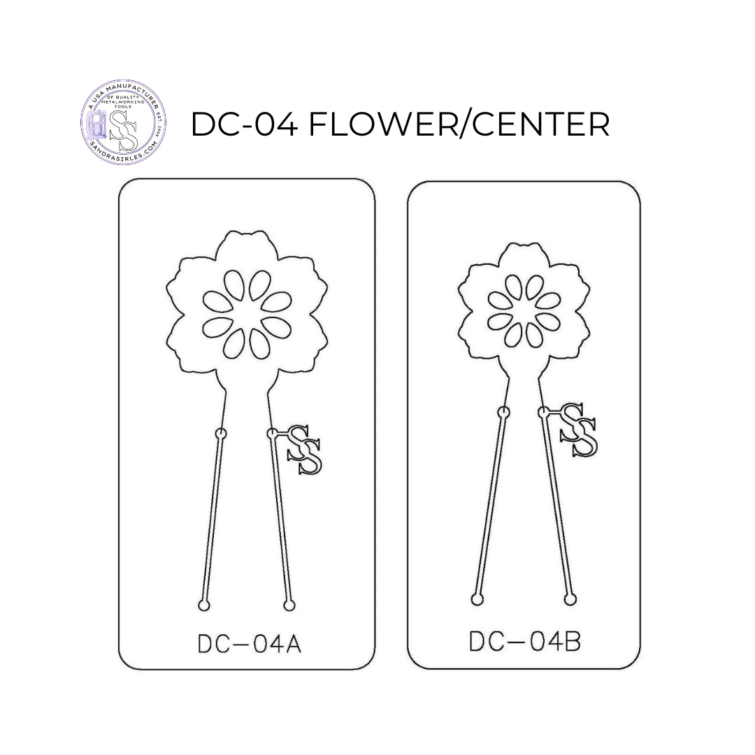 PANCAKE DIE DC-04 FLOWER/CENTER
